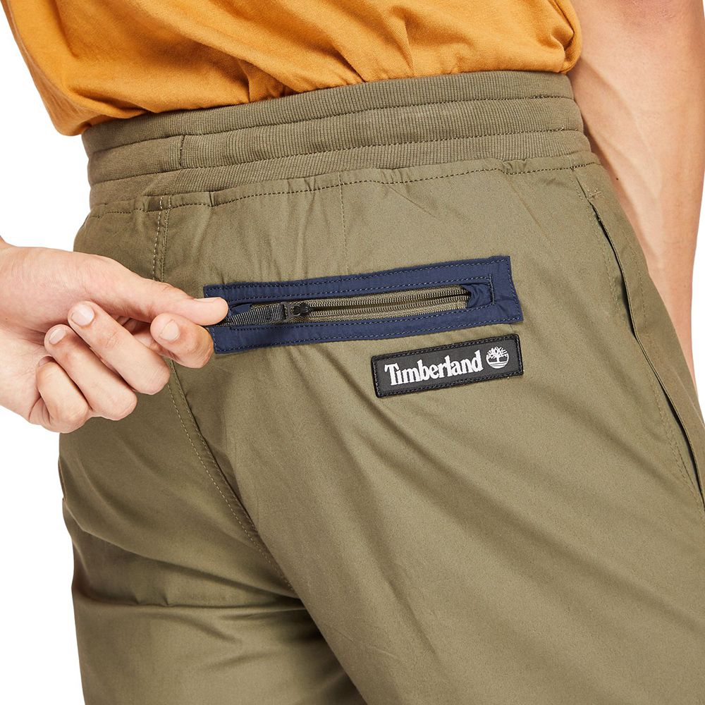 Calça Masculino - Timberland Woven Jogger - HZPSE8674 - Verde Oliva